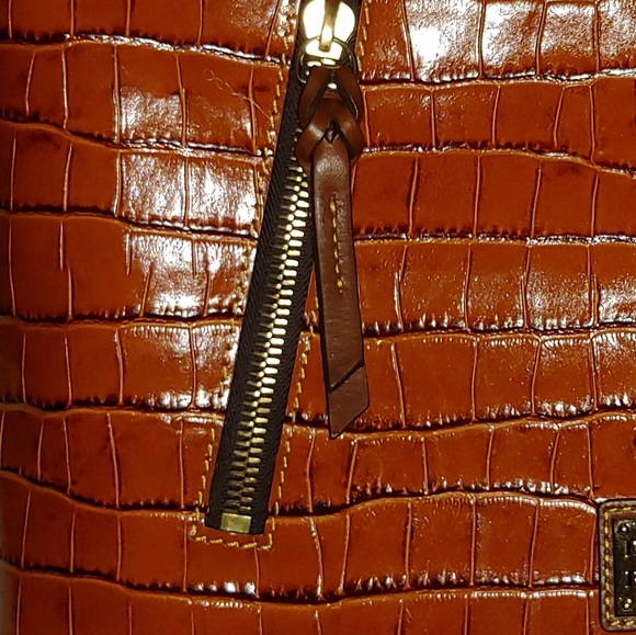 NWOT Dooney Bourke Cooper Croc Hobo Bag - Picture 8 of 9